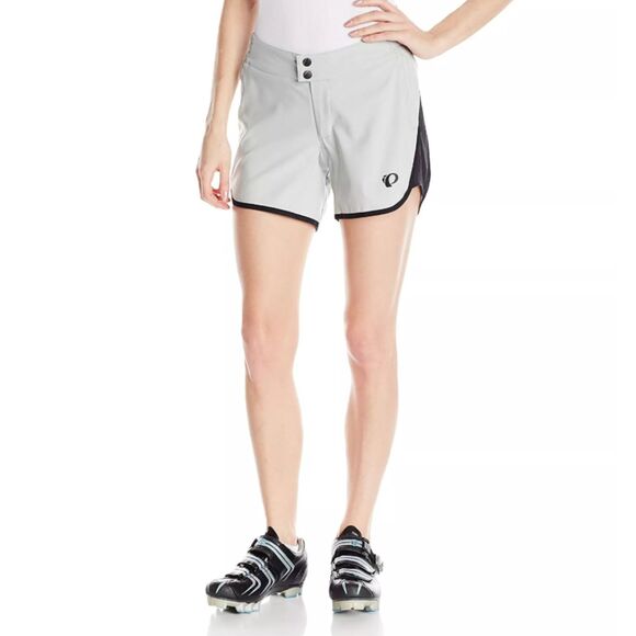 Pearl Izumi Shorts M Women's Gray Journey Bike Athletic Workout Cycling No Liner - Picture 1 of 12